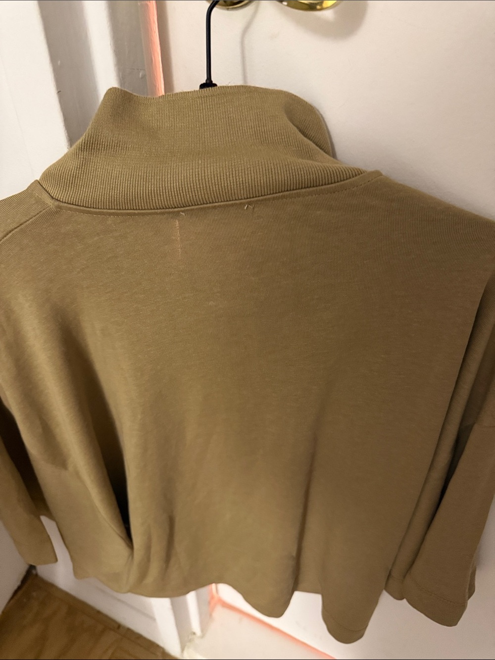 Zara Tan Button Polo Top - Picture 7 of 8
